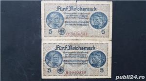 5 Reichmark,fara data,perioada 1940-1945 - imagine 7
