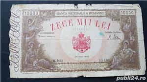 3 Bancnote 10.000 Lei puse in circulatie intre anii 1945-1946 - imagine 5