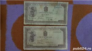 2 Bancnote 500 lei puse in circulatie in anii 1940-1941 - imagine 1