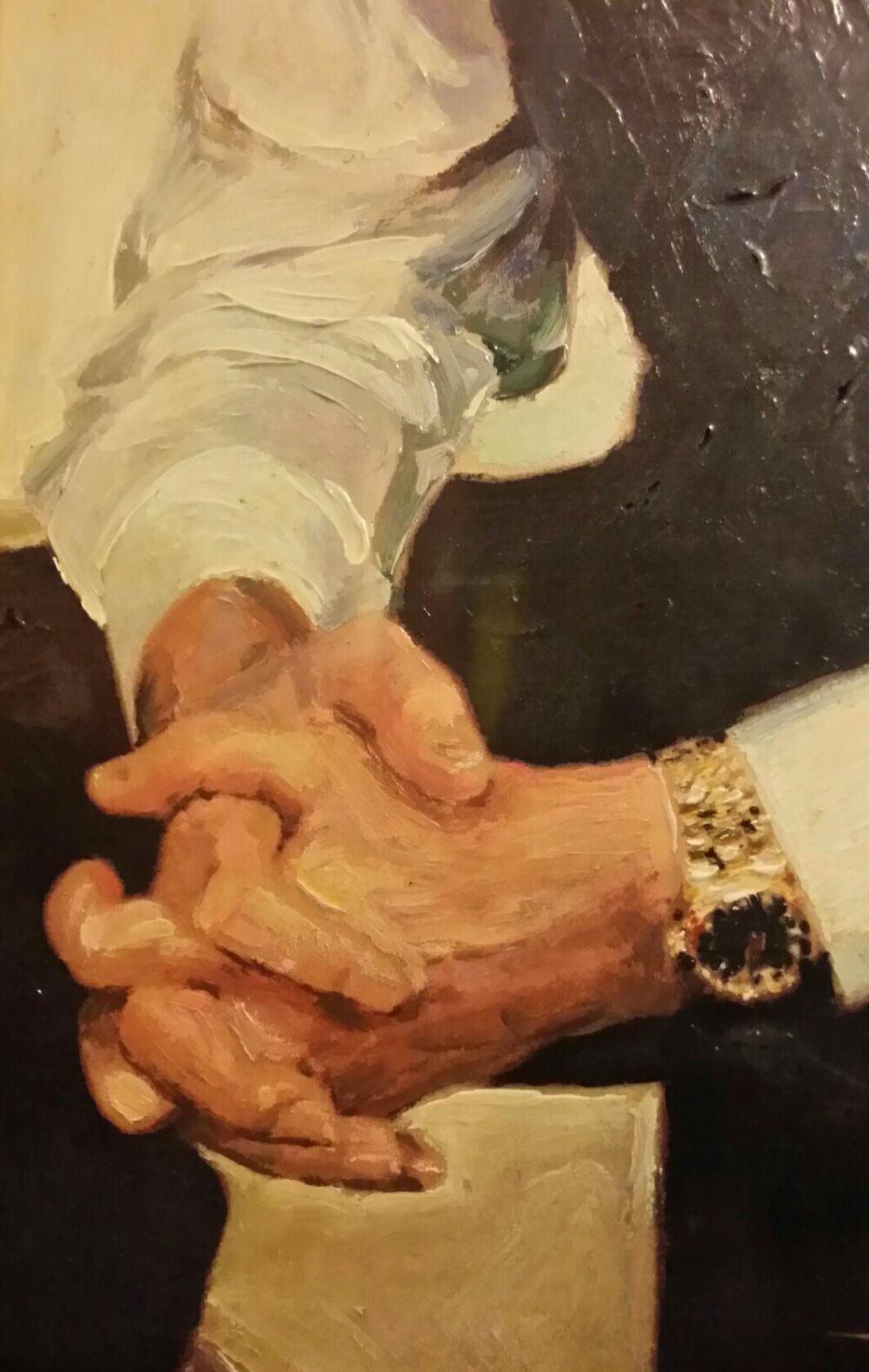 Tablou Portret Ion Iliescu - imagine 3