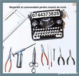 Reparatii si consumabile ptr. masini de scris. 