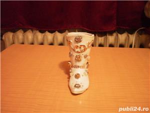 Cizma din portelan nemtesc, vaza sau suport de lumanari
