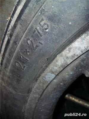 roti motocicleta veche in stare completa,roti genti aluminiu fata spate - imagine 6