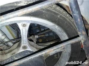 roti motocicleta veche in stare completa,roti genti aluminiu fata spate - imagine 3