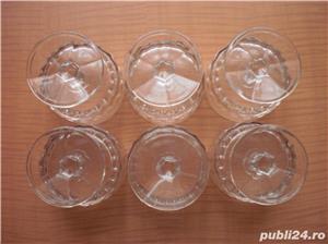 Set de 6 pahare de vin, din sticla rezistenta - imagine 2