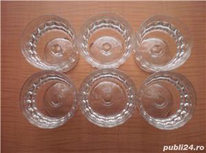 Set de 6 pahare de vin, din sticla rezistenta