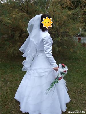 Rochie Mireasa tip printesa plus diferite accesorii - imagine 4