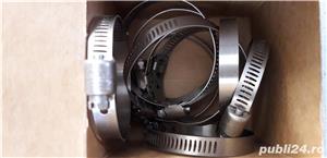 Coliere inox 43-57mm / 7.9 mm latime / la cutie 10 buc - pretul este pentru o cutie - imagine 8