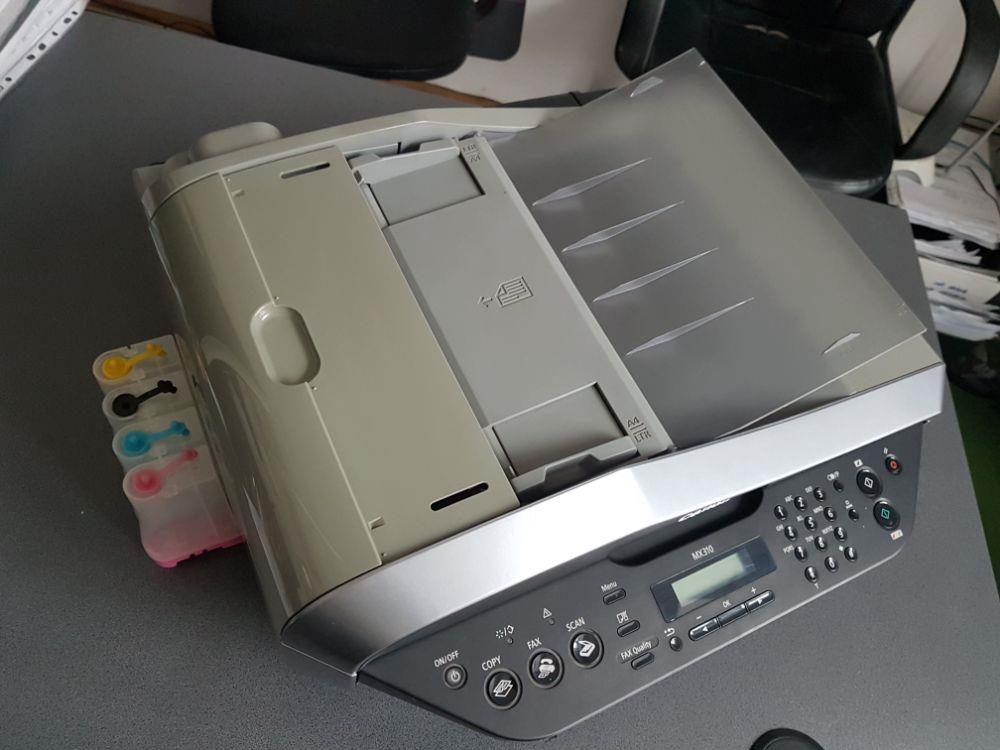 Canon MX 310 CISS ADF scaner imprimanta xerox A4, fiabil cel mai mic cost intretinere si listare - imagine 4