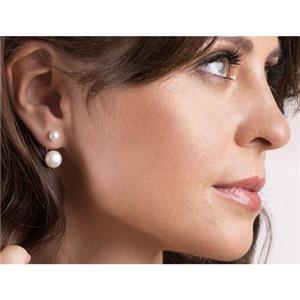 Cercei suflati argint