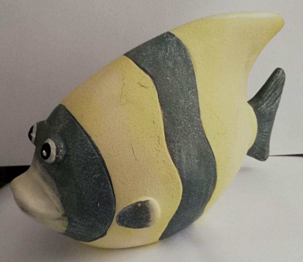 Peste din ceramica bibelou de TV statueta decor - imagine 2