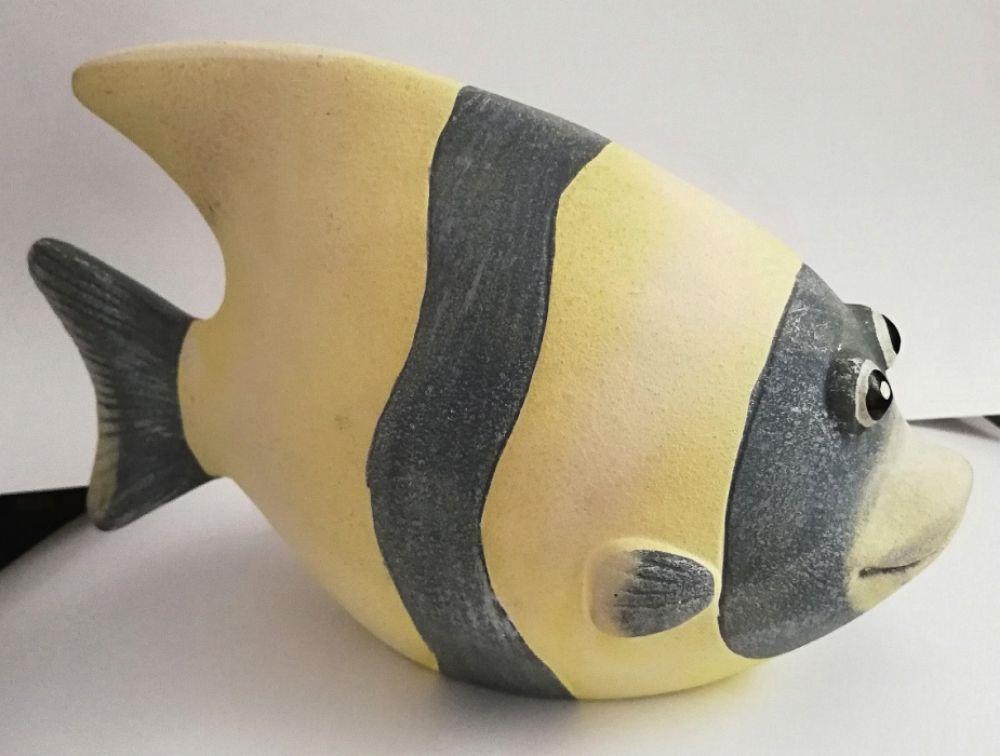 Peste din ceramica bibelou de TV statueta decor - imagine 5