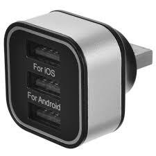 USB HUB 3 porturi  adaptor de încărcare cu extensie ,nou original Portabil, ideal pentru călătorii.  - imagine 3