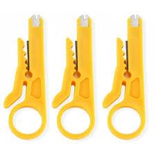 Clește de tăiat cablu internet UTP  - GALBEN,nou       - imagine 2