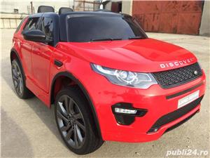 Masinuta electrica Land Rover Discovery DELUXE cu Touchscreen