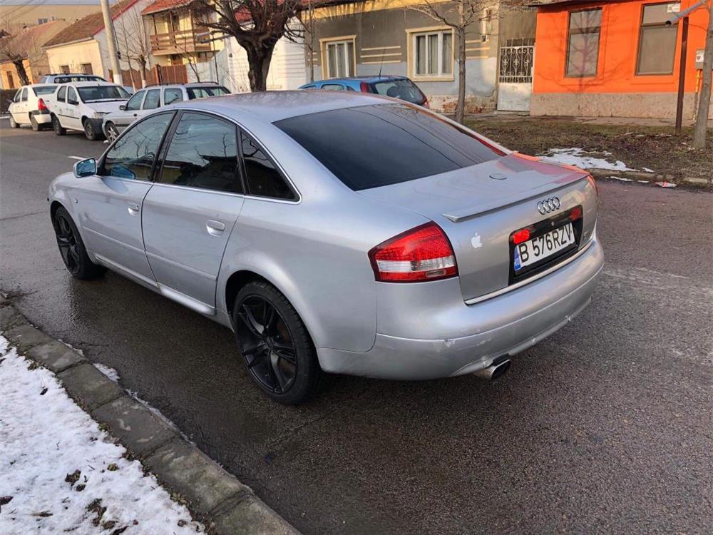 usa bara capota spate audi A6 c5 gri verde - imagine 2