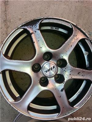 Vand set jante de aluminiu pe 16 de Golf 4 si Mercedes E klass - imagine 2