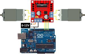 L298N, modul, shield, driver stepper pas cu pas bridge punte H Arduino motor - imagine 2
