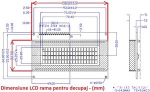 LCD Display 20x4 caractere latine, 2004, arduino, pic, atmel - imagine 2