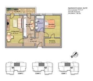 Bucuresti colentina fundeni pantelimon dobroesti apartament 2 cam str marului - imagine 5