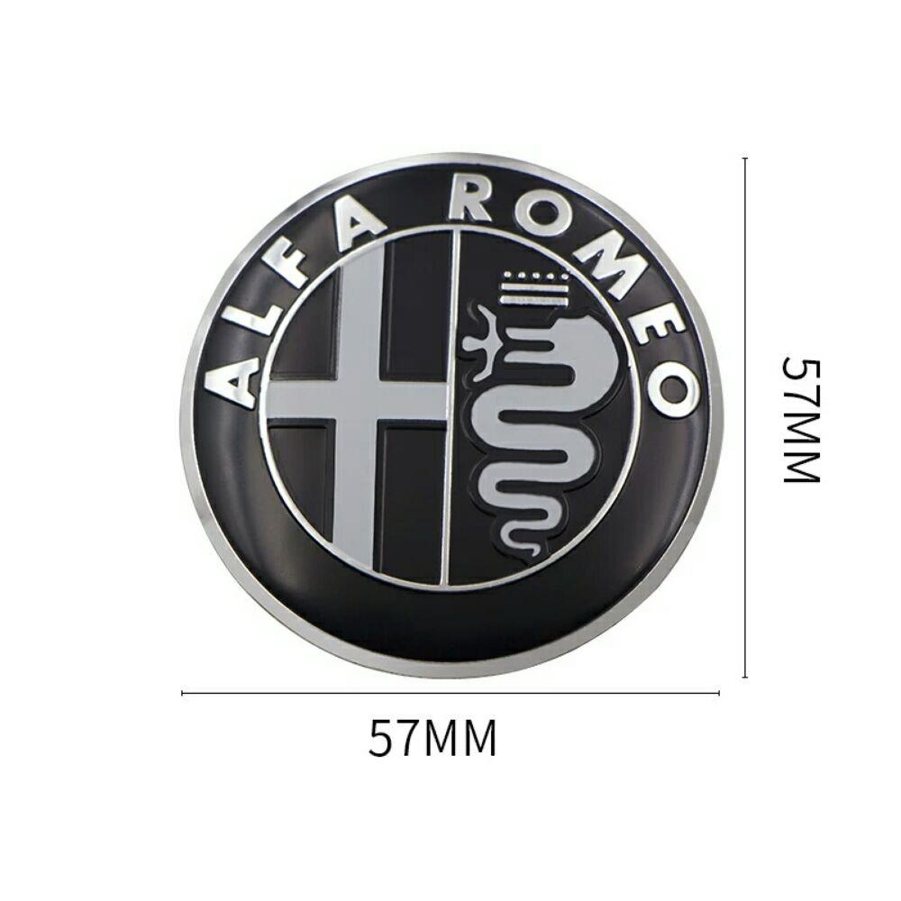Alfa Romeo - set 4 embleme pentru jante de aliaj - imagine 2