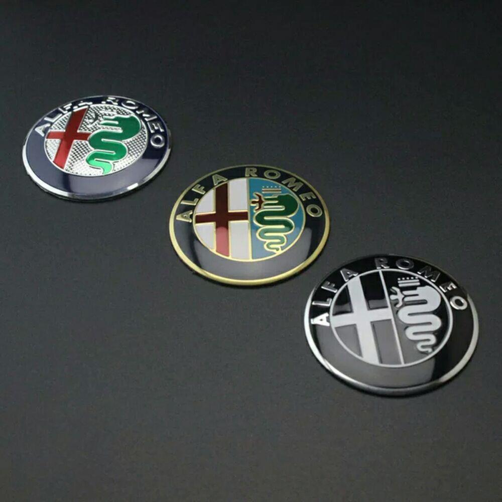 Alfa Romeo - set 4 embleme pentru jante de aliaj - imagine 6