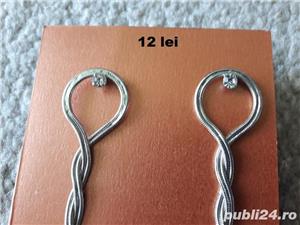 Cercei floare, lungi - imagine 2