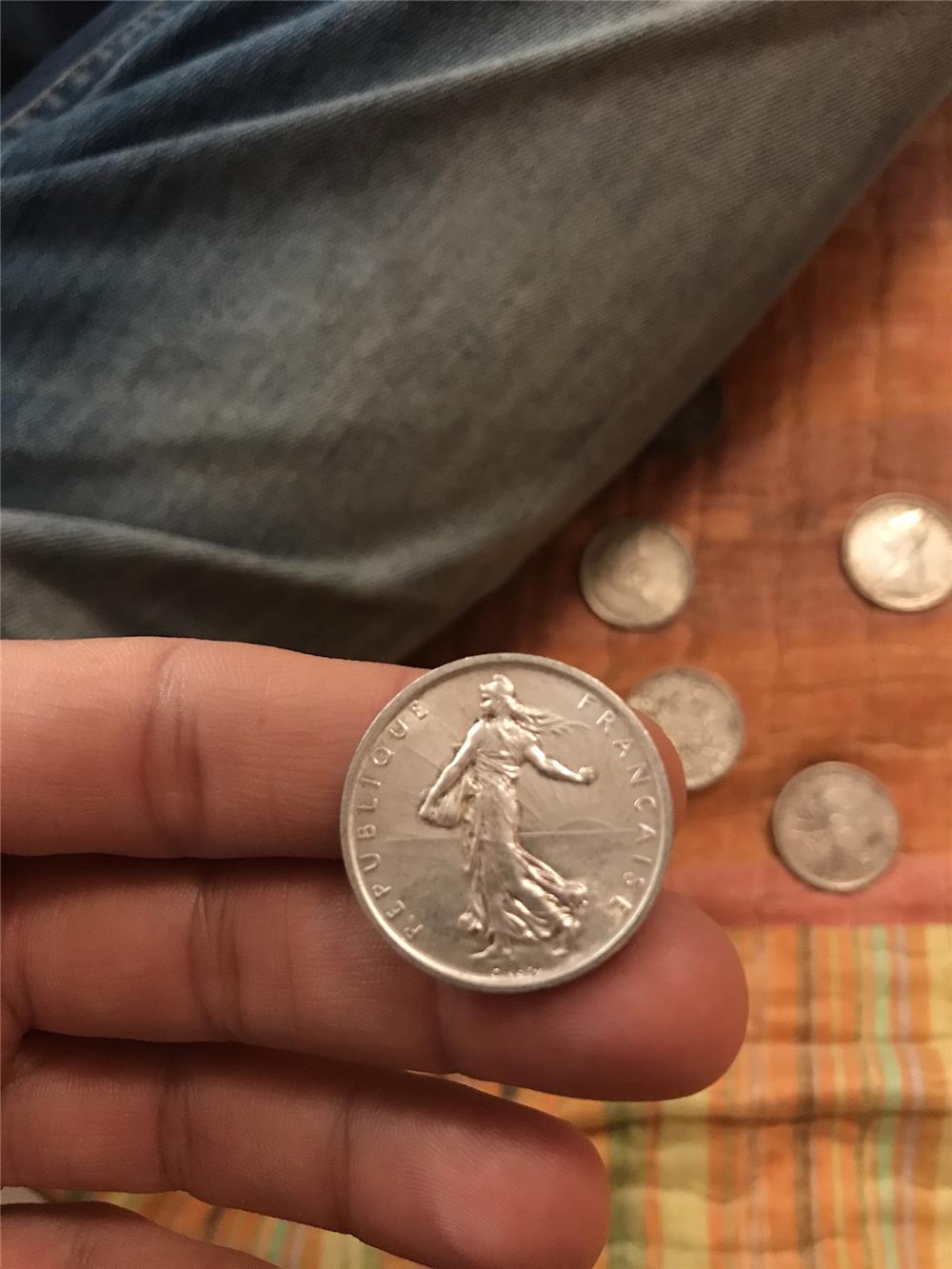 Monede argint diverse, pentru colectie sau botez   mot, 3 lei gram