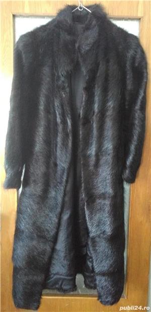 Haină lungă de nutrie