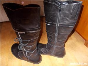 cizme piele 39 - imagine 2