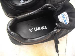 Adidasi  Lamaica masura 38 culori Negru si Gri - imagine 9