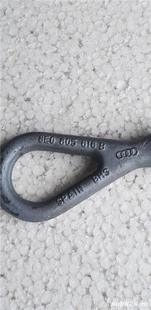 Inel carlig tractare remorcare Audi A4 A5 A6 8E0 805 616 B - imagine 4