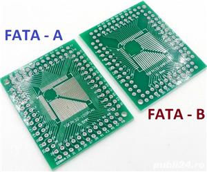 Pcb dip cablaj adaptor tqfp/ qfp/ lqfp/ fqfp pin