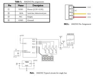 DHT22 (alias: RHT22, RHT03, AM2302) senzor temperatura si umiditate pic, iot, avr atmel - imagine 3