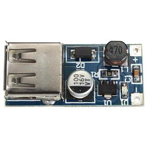 USB Charger, incarcator, Step Up Boost Module 0.9V to 5V - 500mA / 0.5A
