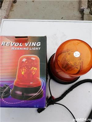 Girofar led cu magnet 12v