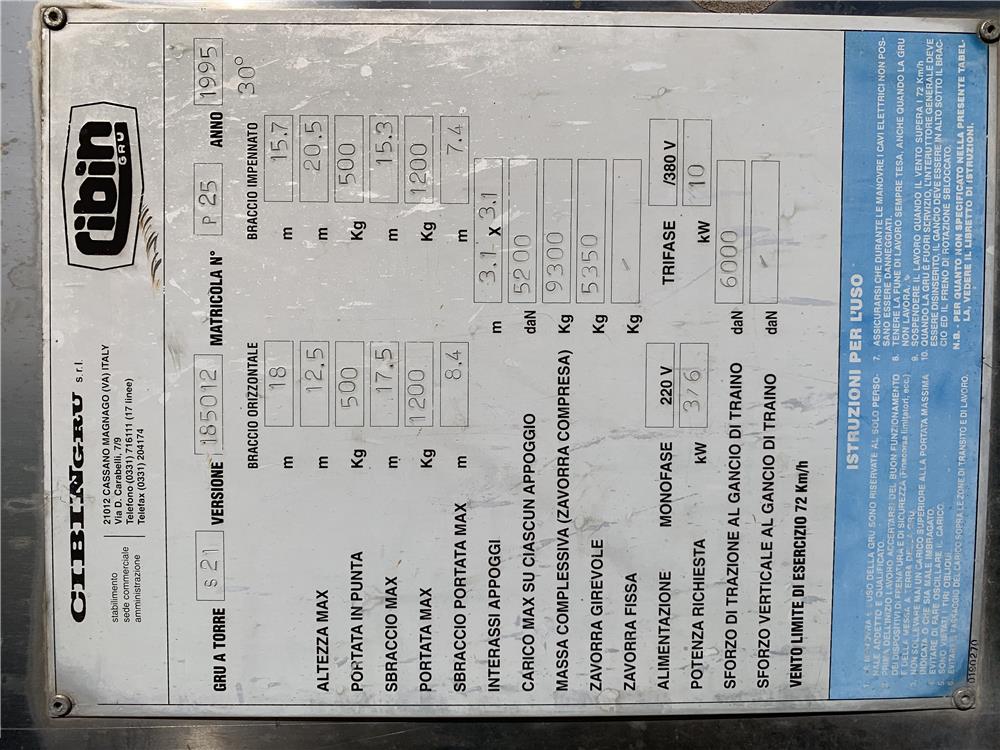 Vand schimb macara turn automontanta constructii - imagine 2