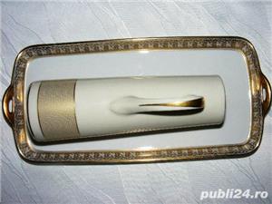 Vaza/Carafa 22k Gold Royal KPM. Tavita nu se vinde.