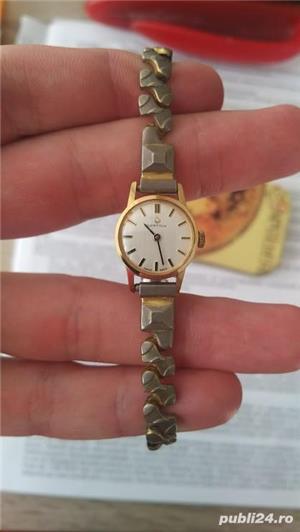 Vintage Ladies CERTINA solid 14CT gold wrist watch Ceas dama placat Aur