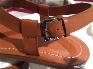 Sandale barbati Salvatore Ferragamo nostro brown calf,produs original.