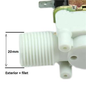 Electrovalva 1 2" N C - 12V,24V si 230VAC Water Aer fluide apa solenoid Magnetic - imagine 2