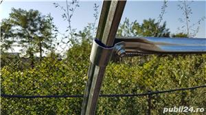 solar metalic pentru legume si flori 8 m lungime  4 m deschidere  2,5 m inaltime - imagine 4