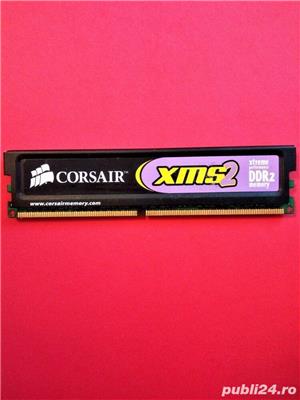 Kit memorie PC Corsair cu radiator 2Gb DDR2 (2 Buc x 1 Gb) 800 Mhz Pc2-6400 L237 - imagine 3