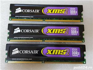 Kit memorie PC Corsair cu radiator 2Gb DDR2 (2 Buc x 1 Gb) 800 Mhz Pc2-6400 L237 - imagine 4