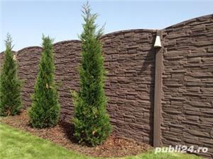 Gard  gard beton  imprejmuire  capace de gard  plasă gard  grădină  - imagine 2