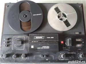 Magnetofon ,de colectie, majak model 205 + 				piese de schimb si accesorii
