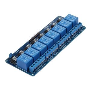 Modul cu 8 relee alimentare 12v, contact 10a - ac 220, optocuplor ttl, relee arduino auto