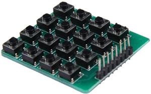 keypad 4x4, tastatura, keyboard matrice butoane (taste) Arduino matrix