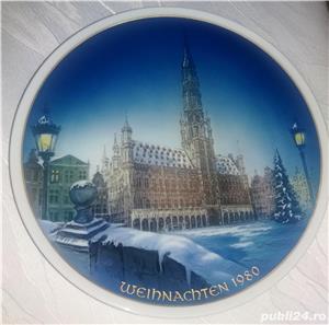 Placa de Crăciun Rosenthal 1980 Primăria orașului Bruxelles