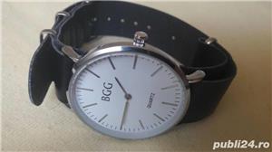 Ceas de mana barbati brand BGG curea piele neagră - imagine 6